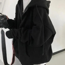 Load image into Gallery viewer, New Women Hoodie Version Loose Thin Long Oversized Sweatshirts Women Pink Women's Sweatshirt With A Hood Hoodies Hooded Jacket Female Long Sleeve Hooded Streetwear Hoodie