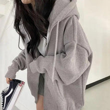 Load image into Gallery viewer, New Women Hoodie Version Loose Thin Long Oversized Sweatshirts Women Pink Women's Sweatshirt With A Hood Hoodies Hooded Jacket Female Long Sleeve Hooded Streetwear Hoodie
