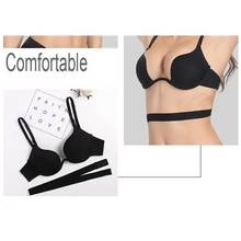 Load image into Gallery viewer, New Women Lingerie U Backless Bras Underwear Deep U Low Cut Push Up Bra Female Breathable Bra