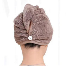 Load image into Gallery viewer, NEW Women Magic Shower Microfiber Hair Towel Quick Drying Dryer Bath Towels Quickly Drying Women Accessories