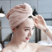 Load image into Gallery viewer, NEW Women Magic Shower Microfiber Hair Towel Quick Drying Dryer Bath Towels Quickly Drying Women Accessories