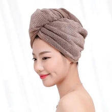 Load image into Gallery viewer, NEW Women Magic Shower Microfiber Hair Towel Quick Drying Dryer Bath Towels Quickly Drying Women Accessories
