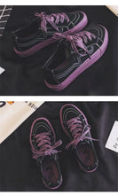 Load image into Gallery viewer, New Women Sneaker Fashion Breathble Vulcanized Shoes Platform Lace Up Casual White Tenis Sneakers Women Play Fashion Sneaker Low Top Elastic Canvas Flat Sneakers