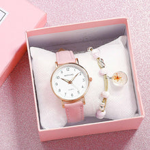 Load image into Gallery viewer, New Women Watch Fashion Casual Leather Belt Watches Simple Small Dial Quartz Dress Wristwatch Quartz Analog Wrist Watches For Women With Second Hand Luminous Hands Women Leather Watch