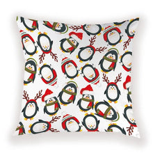 Load image into Gallery viewer, New Year Christmas Decorations Pillows Cover Christmas Décor for Home Christmas Tree Snowflake Snowman Reindeer Home Decor Throw Pillow Case Cushion Cover Santa Merry Christmas Gift Xmas 45x45cm