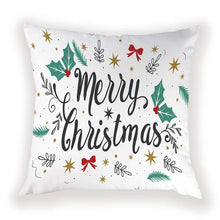 Load image into Gallery viewer, New Year Christmas Decorations Pillows Cover Christmas Décor for Home Christmas Tree Snowflake Snowman Reindeer Home Decor Throw Pillow Case Cushion Cover Santa Merry Christmas Gift Xmas 45x45cm