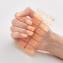 Load image into Gallery viewer, New Year Patterned Nail Decor Nail Polish Nail Art Stickers Full Beauty Sticker for Nails Nail Accessorie Christmas Nail Sticker 3D Nail Art Stickers Decal Slider Template Diy Nail Tool Decorations Nail Art Design Self Adhesive Luxury Designer Nail Sticke