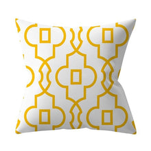 Load image into Gallery viewer, New Yellow Cushion Cases Modern Fashion Abstract Art Decorative Modern Pillow Covers Beautiful Pattern Square Pillow Case Sofa Car Couch Decorative Cover For Pillows 45x45CM