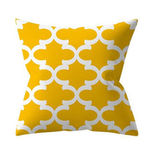 Load image into Gallery viewer, New Yellow Cushion Cases Modern Fashion Abstract Art Decorative Modern Pillow Covers Beautiful Pattern Square Pillow Case Sofa Car Couch Decorative Cover For Pillows 45x45CM