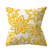 Load image into Gallery viewer, New Yellow Cushion Cases Modern Fashion Abstract Art Decorative Modern Pillow Covers Beautiful Pattern Square Pillow Case Sofa Car Couch Decorative Cover For Pillows 45x45CM