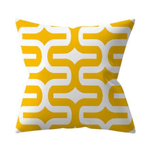 Load image into Gallery viewer, New Yellow Cushion Cases Modern Fashion Abstract Art Decorative Modern Pillow Covers Beautiful Pattern Square Pillow Case Sofa Car Couch Decorative Cover For Pillows 45x45CM