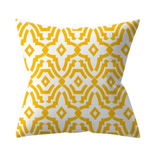 Load image into Gallery viewer, New Yellow Cushion Cases Modern Fashion Abstract Art Decorative Modern Pillow Covers Beautiful Pattern Square Pillow Case Sofa Car Couch Decorative Cover For Pillows 45x45CM