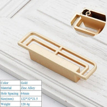 Load image into Gallery viewer, New Zinc Alloy Modern Style Bedroom Cabinet Furniture Door Handle Imitation Copper Antique Furniture Closet Door Knob Cabinet Furniture Door Handle Imitation Copper Antique Furniture Closet Door Knobs 2.2CM