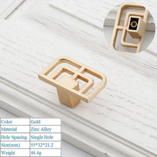 Load image into Gallery viewer, New Zinc Alloy Modern Style Bedroom Cabinet Furniture Door Handle Imitation Copper Antique Furniture Closet Door Knob Cabinet Furniture Door Handle Imitation Copper Antique Furniture Closet Door Knobs 2.2CM