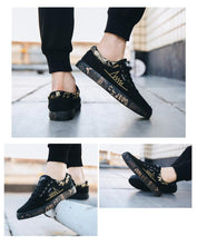Load image into Gallery viewer, Newest Spring Autumn Men's Flat Shoes Fashion Comfortable Breathable Canvas Sneakers Men's Lace Casual Slip On Sneakers Classic Low Top Canvas Causal Comfortable Walking Flats Sneakers