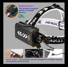 Load image into Gallery viewer, Newest Waterproof XHP199 16-Core Super Bright Powerful Lantern Headlamp XHP110 LED USB Flashlight XHP50 Headlight Rechargeable 18650 Zoom Torch Light