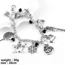 Load image into Gallery viewer, Nightmare Before Christmas Jack Skellington Sally Gothic Bracelet