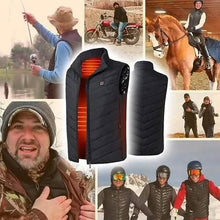 Load image into Gallery viewer, Nine Districts Intelligent Heating Vest Electric Heating