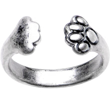 Load image into Gallery viewer, Silver Plated Bear Hug Toe Ring
