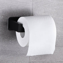 Load image into Gallery viewer, No-Drill Self Adhesive Toilet Paper Holder Stainless Steel Bathroom Kitchen Roll Paper Accessory Tissue Towel Rack Metal Holders Toilet Tissue Roll Holders Dispenser And Hangers Wall Mounted For Bathroom Kitchen Stainless Steel Modern Square Style