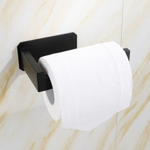 Load image into Gallery viewer, No-Drill Self Adhesive Toilet Paper Holder Stainless Steel Bathroom Kitchen Roll Paper Accessory Tissue Towel Rack Metal Holders Toilet Tissue Roll Holders Dispenser And Hangers Wall Mounted For Bathroom Kitchen Stainless Steel Modern Square Style