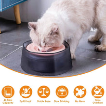 Load image into Gallery viewer, No Spill Dog Cat Water Bowl Spill Proof Slow Water Feeder