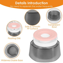 Load image into Gallery viewer, No Spill Dog Cat Water Bowl Spill Proof Slow Water Feeder