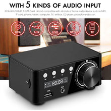 Load image into Gallery viewer, Nobsound 100W Mini Bluetooth 5.0 Power Amplifier