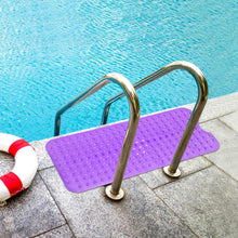 Load image into Gallery viewer, Non Slip Shower Mat Massage Anti-Bacterial with Suction Cups