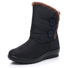 Load image into Gallery viewer, Non-Slip Snow Boots New Womens Warm Winter Boots Waterproof Shoes Winter Women Shoes Plus Velvet Cotton Boots Warm Lining Comfortable Non Slip Ankle Booties Outdoor Hiking Walking Platform Shoes