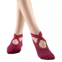 Load image into Gallery viewer, Non Slip Socks with Grips for Women Yoga Ballet Pilates Barre Dance