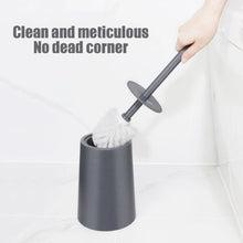 Load image into Gallery viewer, Nordic Ceramic Toilet Brush Bathroom Accessories Set With Non Slip Long Handle And Flexible Bristle Toilet Brush Stainless Steel Long Handle Toilet Bowl Brush For Bathroom Toilet-Ergonomic Elegant Durable