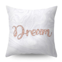 Load image into Gallery viewer, Nordic Style Pillow Covers Plant Letter Flower Geometric Sofa Cushion cover Headrest Pink Party Decorations Gift For Kids Geometric Decorative Throw Pillow Covers Square Cotton Cushion Covers Outdoor Sofa Home Pillow Covers