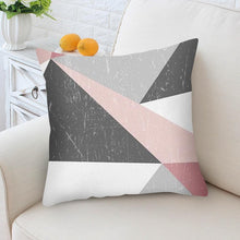 Load image into Gallery viewer, Nordic Style Pillow Covers Plant Letter Flower Geometric Sofa Cushion cover Headrest Pink Party Decorations Gift For Kids Geometric Decorative Throw Pillow Covers Square Cotton Cushion Covers Outdoor Sofa Home Pillow Covers