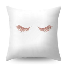 Load image into Gallery viewer, Nordic Style Pillow Covers Plant Letter Flower Geometric Sofa Cushion cover Headrest Pink Party Decorations Gift For Kids Geometric Decorative Throw Pillow Covers Square Cotton Cushion Covers Outdoor Sofa Home Pillow Covers