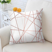 Load image into Gallery viewer, Nordic Style Pillow Covers Plant Letter Flower Geometric Sofa Cushion cover Headrest Pink Party Decorations Gift For Kids Geometric Decorative Throw Pillow Covers Square Cotton Cushion Covers Outdoor Sofa Home Pillow Covers