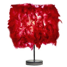 Load image into Gallery viewer, Novelty Feather Night Light Remote Fairy Copper Lamp for Home Living Room Bedroom Bedside Backlight Party Wedding Decoration Cute Study Lamps for Bedroom Décor