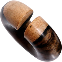 Load image into Gallery viewer, 5/8 Organic Areng Wood Circular Plug Set