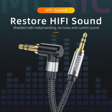 Load image into Gallery viewer, Nylon Braided 3.5mm AUX Cable Audio Jack For Speaker Headphones Car