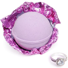 Load image into Gallery viewer, Enliven Me Lavender Bath Bomb with Jewelry Ring Inside