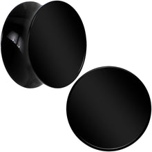 Load image into Gallery viewer, Black UV Acrylic Saddle Plug Set 5mm to 25mm