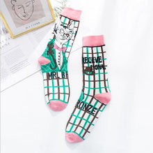 Load image into Gallery viewer, Occident Fashion Colorful Print Socks Women with Mushroom Spring Woman Socks Breathable Cotton Socks For Women