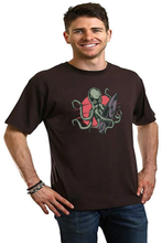 Load image into Gallery viewer, Octopus Men's Bamboo Viscose/Organic Cotton Short Sleeve Graphic T-Shirt