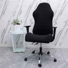 Load image into Gallery viewer, Office Computer Gaming Chair Covers Stretch Spandex Armchair Gamer Seat Cover Printed Household Racing Desk Rotating Slipcovers Soft Fit Universal Desk Rotating Chair Slipcovers, Removable Washable Anti-Dust Spandex Chair Protector Cover With Zipper