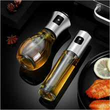 Load image into Gallery viewer, Oil Spray Pot Oil Sprayer For Cooking Spray Bottle Barbecue Multi-Function Air Fryer Glass Oil Spray Bottle Oil Bottle Dispenser Spray Bottle for BBQ Glass Spray Bottle for BBQ Salad Baking Grilling Roasting Frying