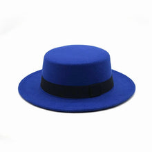 Load image into Gallery viewer, One Size Winter Autumn Cotton Women Men Fedoras Lady Retro Wide Brim Hat Belt Fedora Hat Top Lightweight Caps Everyday Wear Hats Summer Sun Hat
