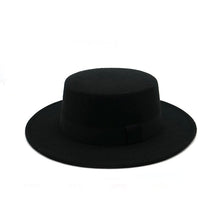 Load image into Gallery viewer, One Size Winter Autumn Cotton Women Men Fedoras Lady Retro Wide Brim Hat Belt Fedora Hat Top Lightweight Caps Everyday Wear Hats Summer Sun Hat