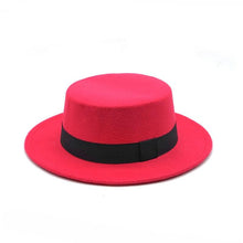 Load image into Gallery viewer, One Size Winter Autumn Cotton Women Men Fedoras Lady Retro Wide Brim Hat Belt Fedora Hat Top Lightweight Caps Everyday Wear Hats Summer Sun Hat