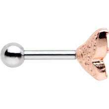 Load image into Gallery viewer, 16G Clear Gem Rose Gold Tone Butterfly Tragus Cartilage Earring