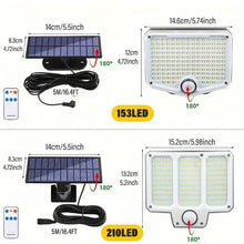 Load image into Gallery viewer, Outdoor LED Solar Security Lights